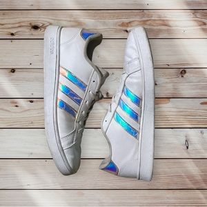 Women’s holographic adidas all stars